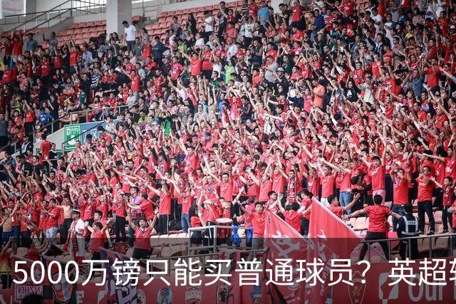5000万镑只能买普通球员？英超转会市场彻底疯了